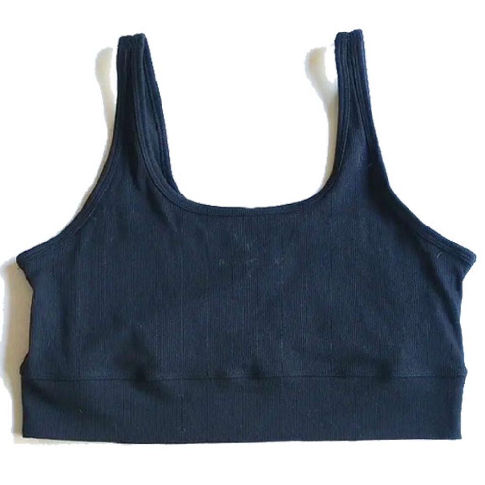 NWT Nike One Luxe Dri-Fit Ribbed Training Top L DV0050 Tight Sports Bra - Picture 3 of 6